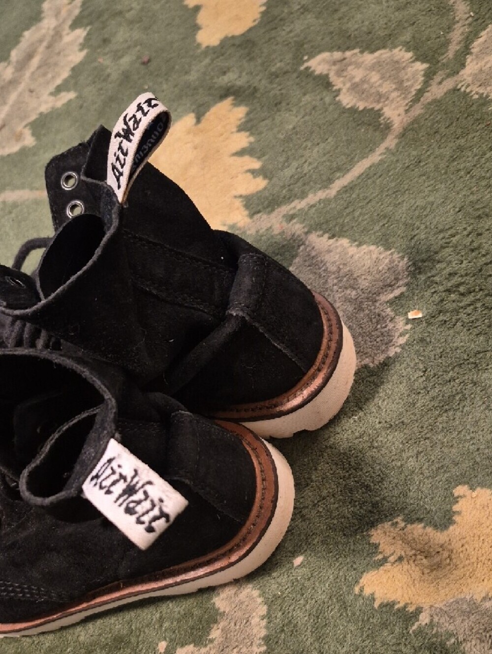 Dr. Martens Black Suede Chukka Boots with Tan Welt - Picture 2 of 9